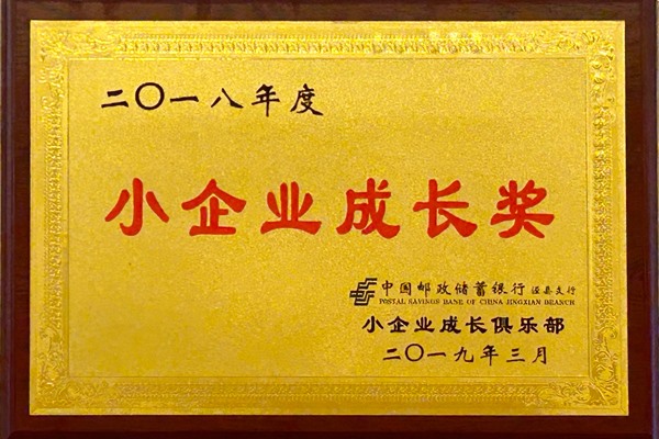 小企業(yè)成長(zhǎng)獎(jiǎng)